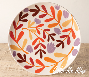 Bridgewater Fall Floral Charger