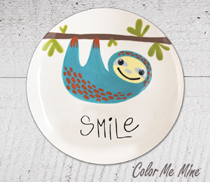 Bridgewater Sloth Smile Plate