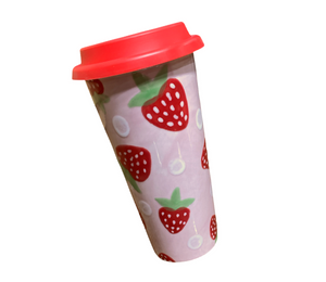 Bridgewater Strawberry Travel Mug
