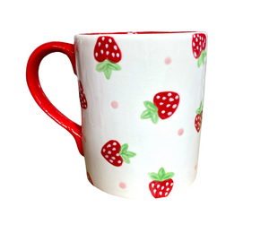 Bridgewater Strawberry Dot Mug