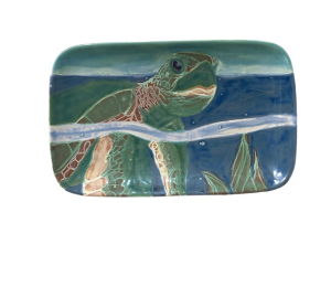 Bridgewater Swimming Turtle Plate