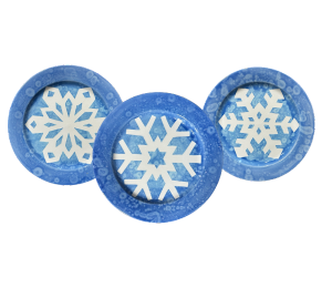 Bridgewater Paper Snowflake Plate