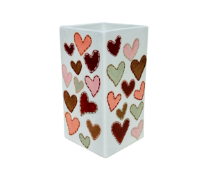 Bridgewater Quilted Heart Vase